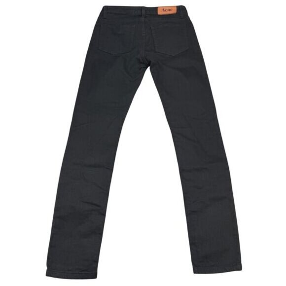 ACNE STUDIOS Flex S Wet Black Skinny Jean Size 28 x 32 - Picture 3 of 7